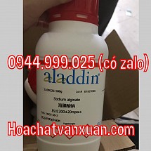 Hóa chất sodium alginate, natri alginate, CAS 9005-38-3 (C6H7O6Na)n lọ 500g Aladdin trung quốc