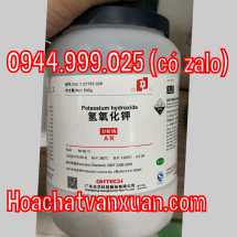 Hóa chất potassium hydroxide JHD trung quốc, KOH, kali hydroxit, CAS 1310-58-3, lọ 500g