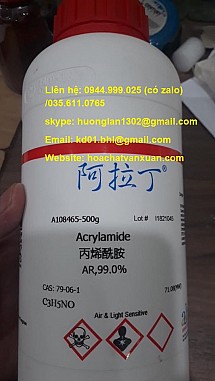 Acrylamide 99% C3H5NO CAS 79-06-1 aladdin
