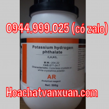 Hóa chất Potassium hydrogen phthalate Xilong C8H5KO4 lọ 500g kali phthalat KHP CAS 877-24-7