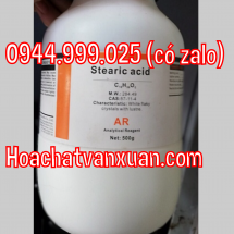 Hoá chất Stearic acid Xilong CAS 57-11-4 C18H36O2 lọ 500g