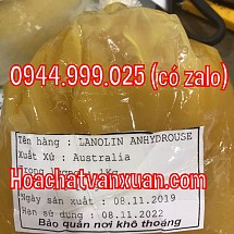 Hóa chất lanolin anhydrouse túi 1kg ÚC CAS 8006-54-0 mỡ cừu lanolin