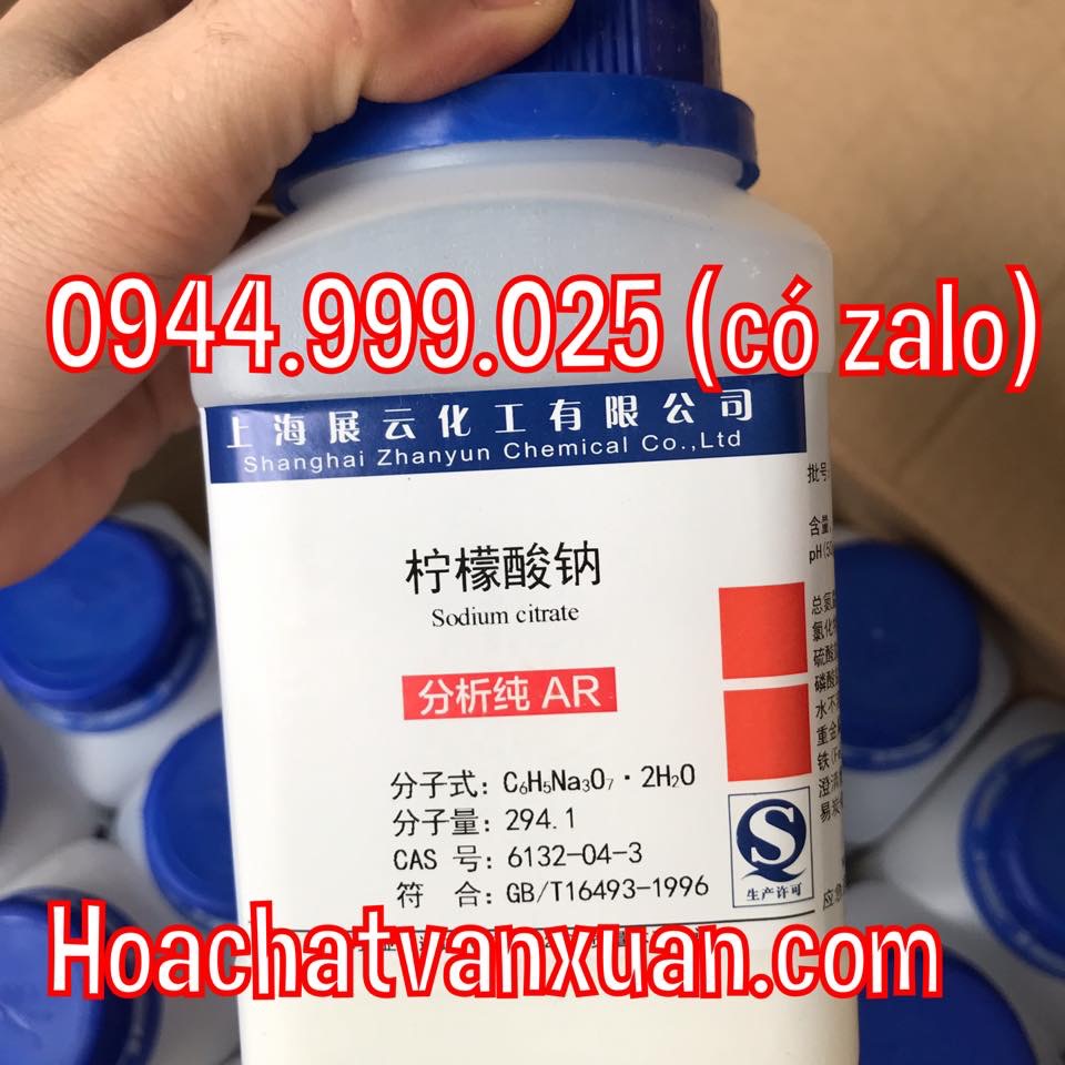 Hóa chất sodium citrate CAS 6132-04-3 C6H5Na3O7·2H2O  natri citrat