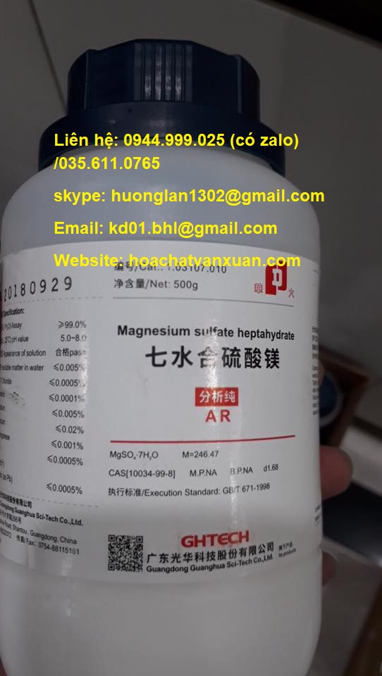 Magie sunphat magnesium sulfate MgSO4 Xylong CAS 10034-99-8