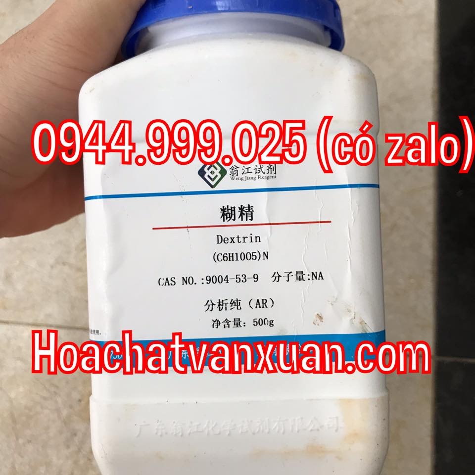 Hóa chất dextrin CAS 9004-53-9 (C6H10O5)n Lọ 500g