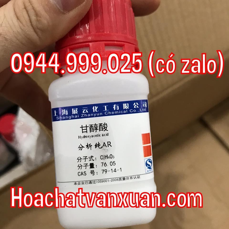 Hóa chất Glycolic acid hydroxyacetic acid CAS 79-14-1 C2H4O3 Axit glycolic