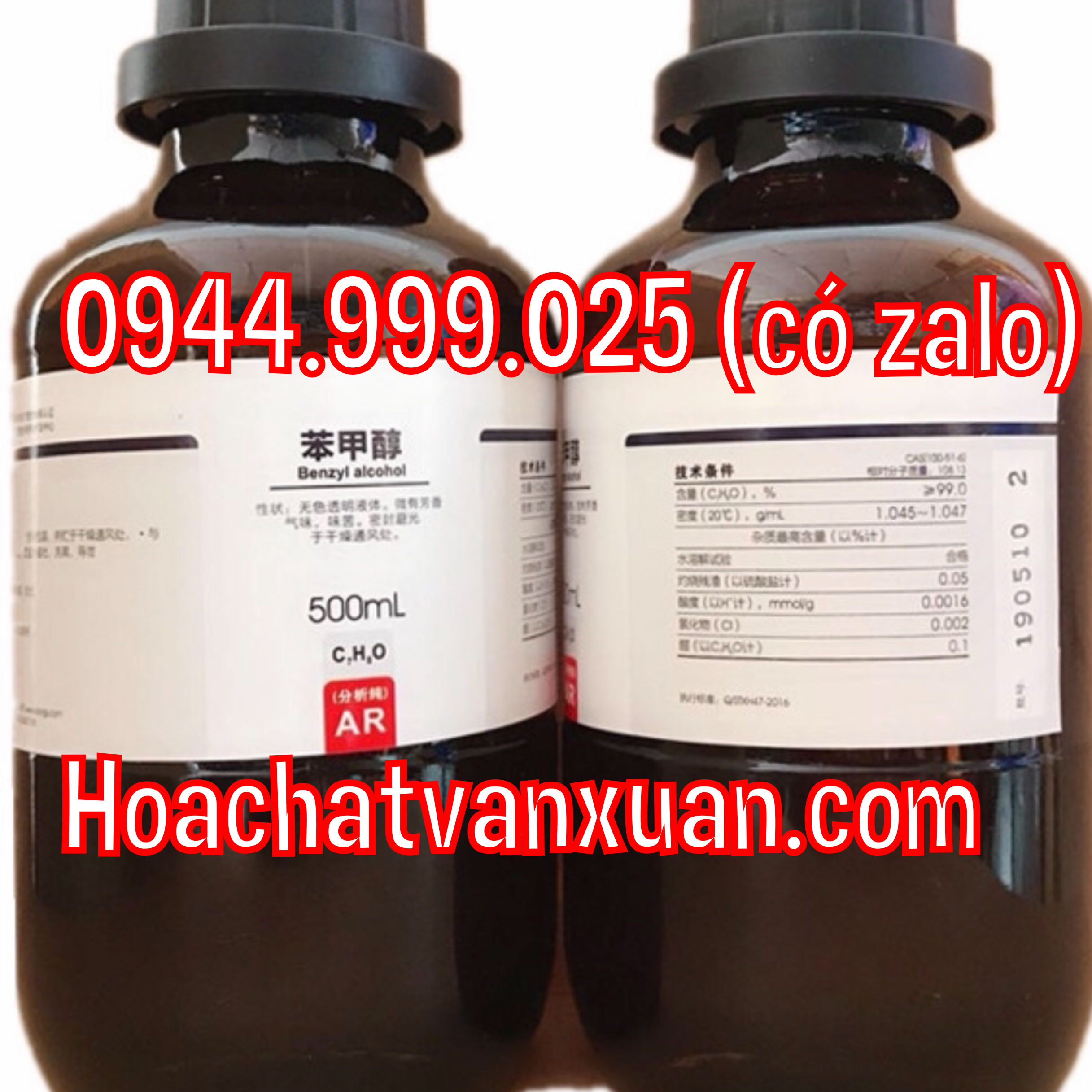 Hóa chất Benzyl alcohol xilong CAS 100-51-6 C7H8O 99% chai 500ml