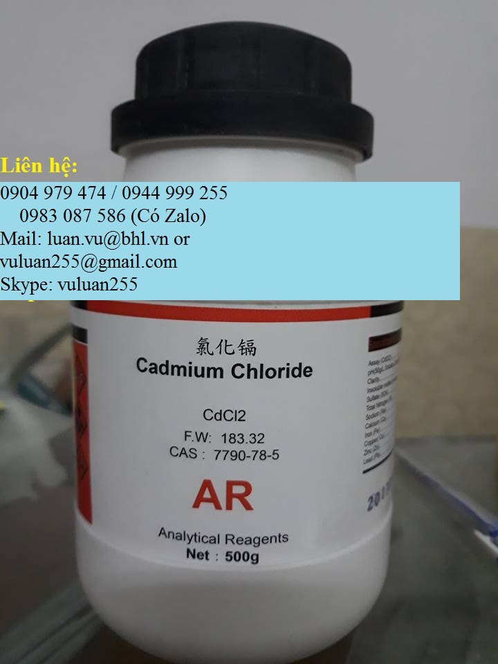 Cadmium Chloride , CdCl2 , Cadimi Clorua , Xilong