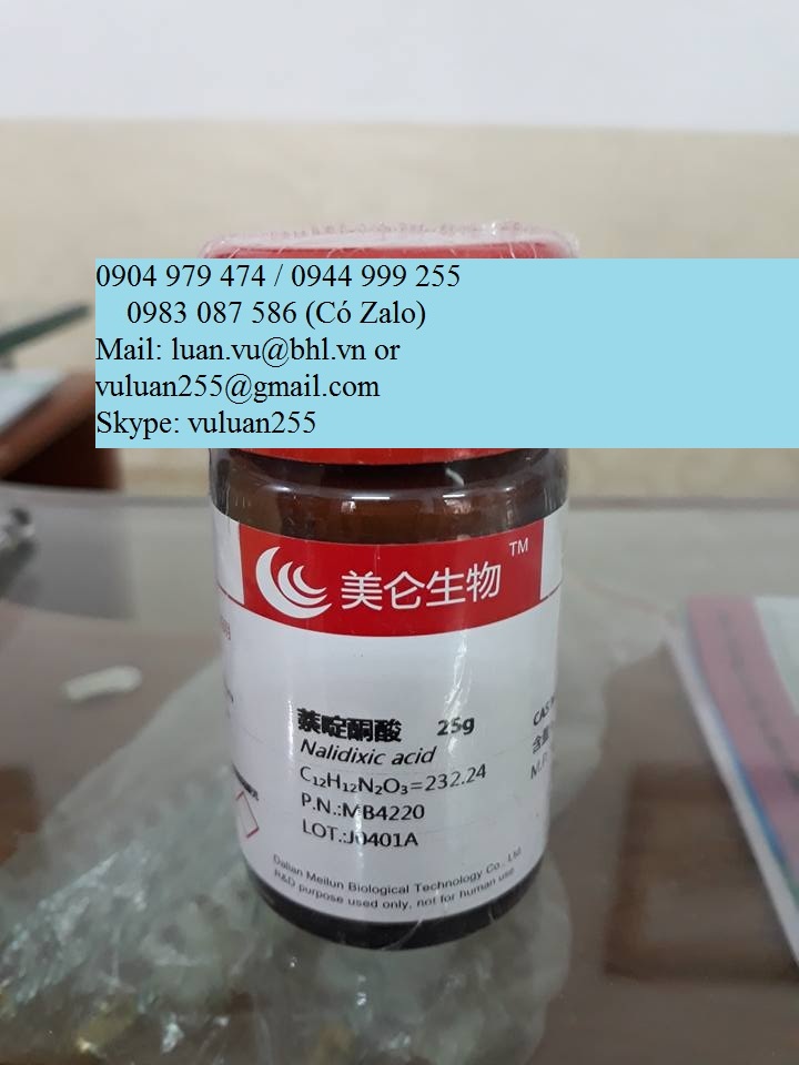 Nalidixic acid , C12H12N2O3 , Trung Quốc